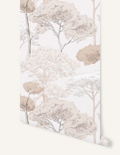 Tapeta drzewa Papermint Canopee 1212 Beige Colore Classics
