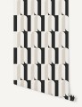 Tapeta geometryczna Papermint Ceramica 1116 Poivre Neige Classics