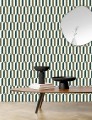 Tapeta geometryczna Papermint Ceramica 1118 Vert Olive Classics