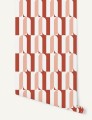 Tapeta geometryczna Papermint Ceramica 1119 Rouge Cerise Classics