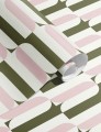 Tapeta geometryczna Papermint Ceramica 1120 Rose de Parme Classics