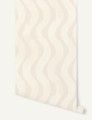 Tapeta falujące pasy Papermint La Vague 1136 Blanc Nacre Classics