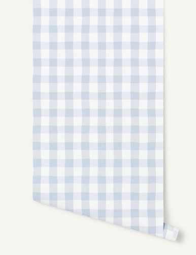 Tapeta kratka Papermint Le Petit Vichy Plum 1177 Ciel Voile Classics