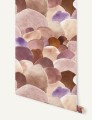 Tapeta abstrakcyjna Papermint Maquis 1188 Terre d'Ombre Lila Classics