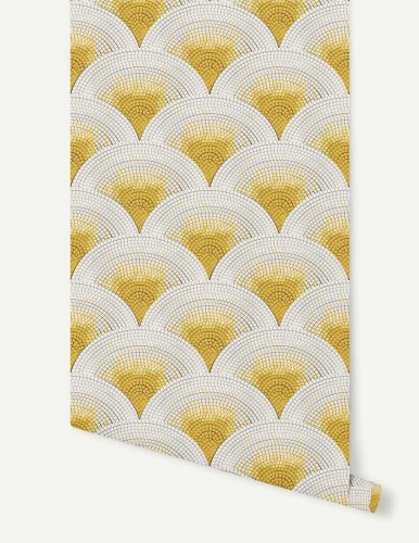 Tapeta mozaika Papermint Mosaic 939 Jaune Classics