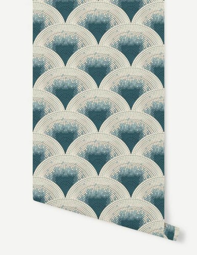 Tapeta mozaika Papermint Mosaic 941 Bleu Classics