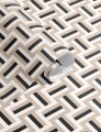 Tapeta geometryczna labirynt Papermint Neue 1112 Beige Naturel Classics