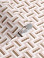 Tapeta geometryczna labirynt Papermint Neue 1114 Rose Sable Classics