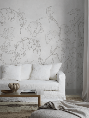 Mural kwiaty Boras Tapeter Studio 9596W Burning Heart