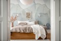 Fototapeta akwarelowe plamy Rebel Walls R18587 Petals Sky Simplicity
