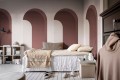 Fototapeta architektoniczne łuki Rebel Walls R18619 Arch Pink Simplicity