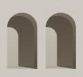 Fototapeta architektoniczne łuki Rebel Walls R18620 Arch Sand Simplicity