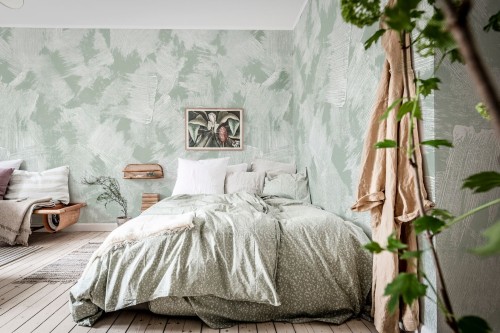 Fototapeta nowoczesna Rebel Walls R18632 Brush Green Simplicity
