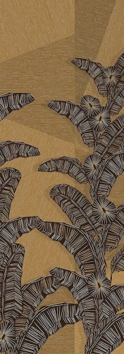 Mural abstrakcyjne liście Khroma DGAMA2011 Yucatan Amani