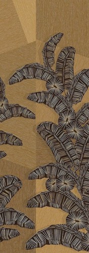 Mural abstrakcyjne liście Khroma DGAMA2013 Yucatan Amani