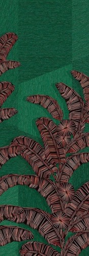 Mural abstrakcyjne liście Khroma DGAMA2022 Yucatan Amani