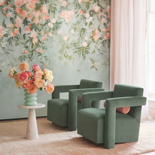 Mural malarskie róże Romo W466/02 Ottavia