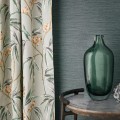 Tkanina haftowana z roślinnym wzorem Romo 8042/01 Mima Ottavia Fabrics
