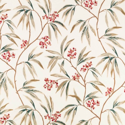 Tkanina haftowana z roślinnym wzorem Romo 8042/04 Mima Ottavia Fabrics