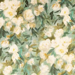 Tkanina welur z florystycznym wzorem Romo 8049/02 Ottavia Velvet Ottavia Fabrics
