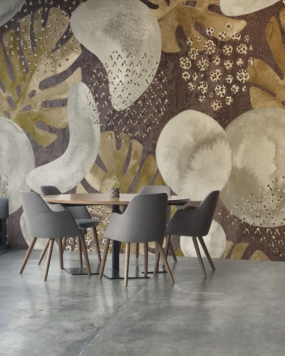 Fototapeta egzotyczne liście Inkiostro Bianco EVOLUTION INKRLEL1902 Natural Beauty