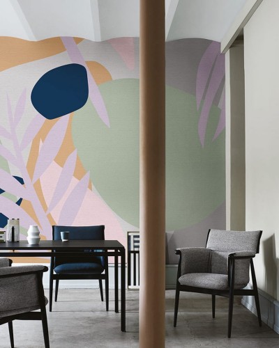 Fototapeta w stylu retro Inkiostro Bianco MESSY JUNGLE INKBDUZ1901 Natural Beauty