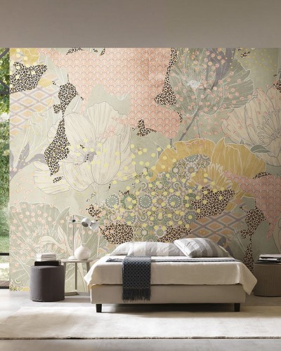 Fototapeta kwiaty i geometria Inkiostro Bianco UNDERSTORY INKNESZ1901 Natural Beauty