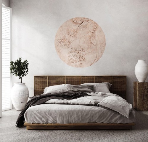 Mural okrągły roślinny Wall Art Amore Koło