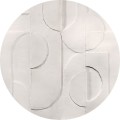 Mural okrągły geometryczny tynk Wall Art Bene Koło