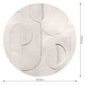 Mural okrągły geometryczny tynk Wall Art Bene Koło