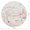 Mural okrągły dziecięcy leśne zwierzęta na polanie Wall Art Elliot Koło