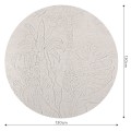 Mural okrągły tropikalne liście Wall Art Esotico Koło