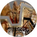 Mural okrągły abstrakcyjny Wall Art Figaro Koło