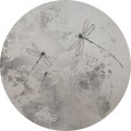 Mural okrągły ważki Wall Art Lestes Koło
