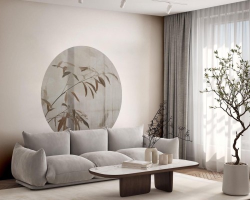 Mural okrągły roślinny Wall Art Mado Koło