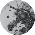 Mural okrągły robot Wall Art Mecha Koło