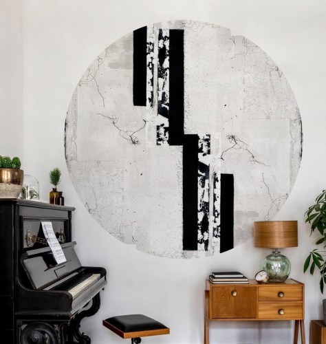 Mural okrągły nowoczesny Wall Art Mezzo Koło