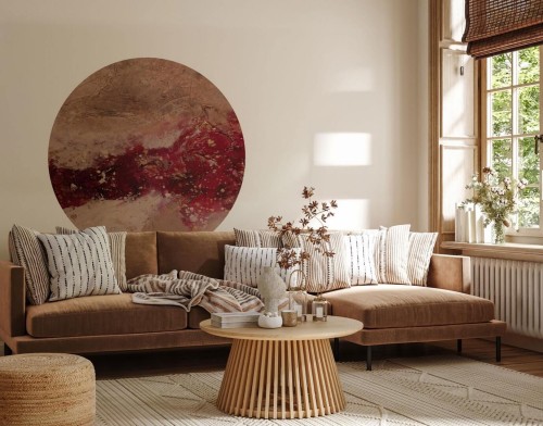 Mural okrągły marmur Wall Art Mon Cheri Koło