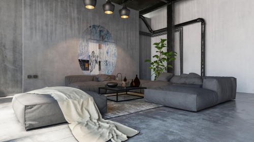 Mural okrągły abstrakcyjny Wall Art Soho Koło