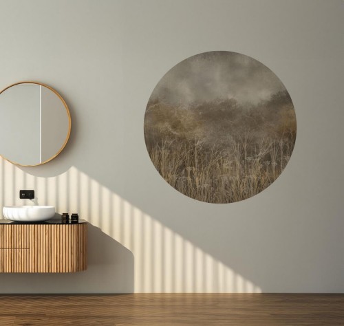 Mural okrągły krajobraz natury Wall Art Tatarac Koło