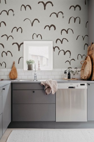 Fototapeta ptaki Rebel Walls R20624 Bird Brown Fine Little Day