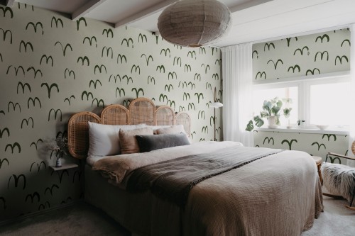 Fototapeta ptaki Rebel Walls R20625 Bird Green Fine Little Day