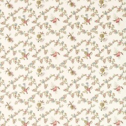 Tkanina z botanicznym wzorem Sanderson 227179 Trelliage Giles Deacon