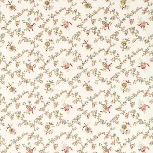 Tkanina z botanicznym wzorem Sanderson 227179 Trelliage Giles Deacon