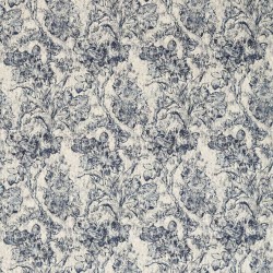 Tkanina ze wzorem kwiatów vintage Sanderson 227181 Fringed Tulip Toile Giles Deacon