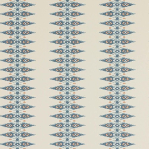 Tapeta romby ikat Jane Churchill J189W-02 Priya Stripe Innis