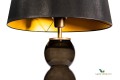 Lampa stołowa Flores Gray Old Brass Famlight