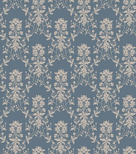 Tapeta medaliony Sandberg S10461 Alva Indigo Blue Ett Hem, Öland