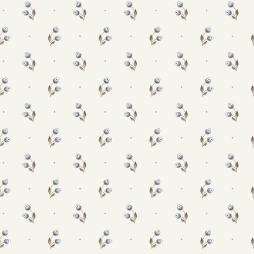 Tapeta jagody Sandberg S10469 Siv Misty Blue Ett Hem, Öland