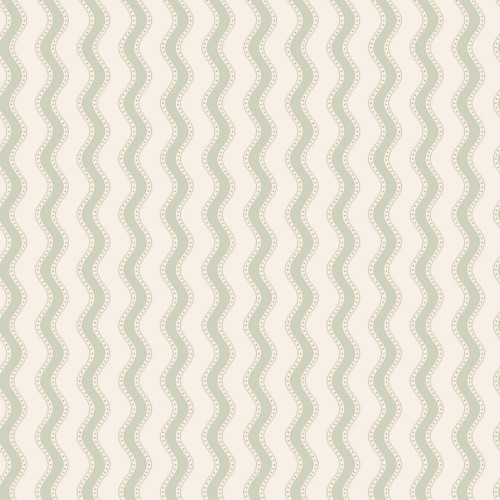 Tapeta falujące paski Sandberg S10473 Erik Spring Green Ett Hem, Öland